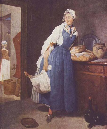Jean Simeon Chardin Die Besorgerin oil painting image